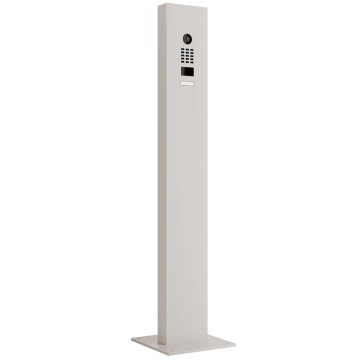 Interphone avec support  et plaque de base Smart Doorbird D1101V en blanc