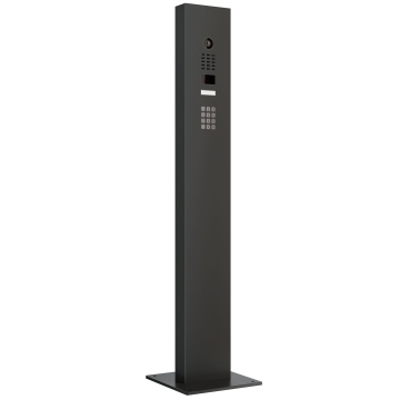 Interphone avec Keypad module et support Smart Doorbird D1101KV en noir graphite