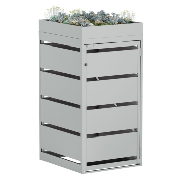 Abri pour une poubelle à 120L Egon en gris clair