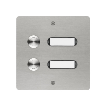 Plaque d’étage ETA 502 avec sonnette pour 2 logements