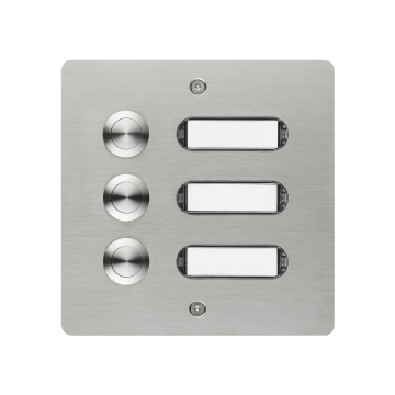 Plaque d’étage ETA 503 avec sonnette pour 3 logements