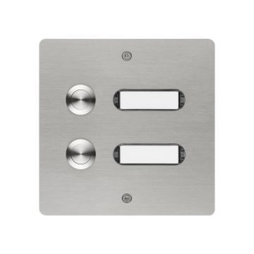 Plaque d’étage ETA 402 avec sonnette pour 2 logements