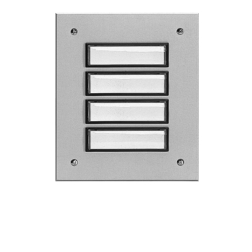 Plaque d’étage ETA 804 avec sonnette pour 4 logements