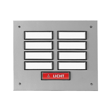 Plaque d’étage ETA 845 avec sonnette pour 8 logements