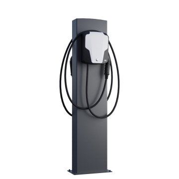 ABL Wallbox EnergizeStand for Two avec plaque de base en anthracite