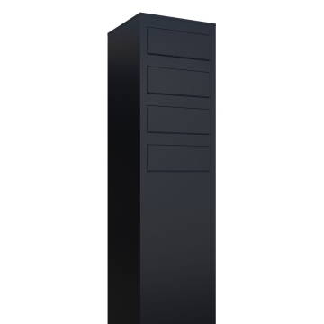 Boîte aux lettres Monolith for Four en noir