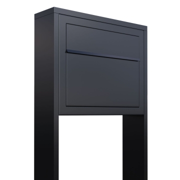 Boîte aux lettres sur pieds Elegance en noir