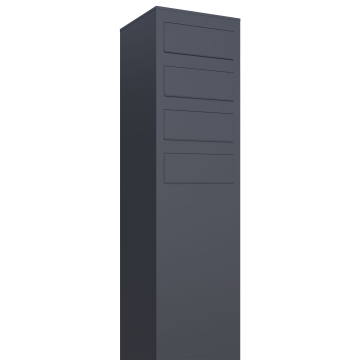 Boîte aux lettres Monolith for Four en anthracite