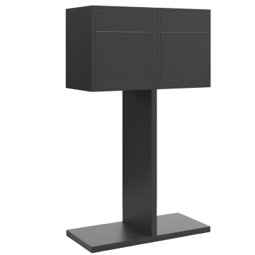 Boîtes aux lettres Hermes Double pour deux Anthracite