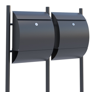 Boîte aux lettres Sunshine pour deux Anthracite