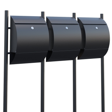 Boîte aux lettres Sunshine pour trois Anthracite