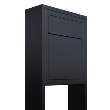 Boîte aux lettres sur pieds Base Noire