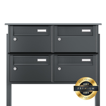 Boites aux lettres collectives Armonia for Four en Anthracite