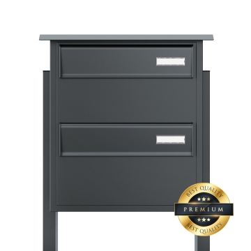 Boites aux lettres collectives Tesoro for Two en Anthracite