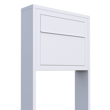 Boîte aux lettres sur pieds Elegance en blanc