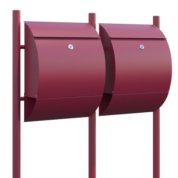 Boîte aux lettres Sunshine pour deux Rouge