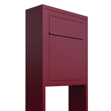Boîte aux lettres sur pieds Base Rouge