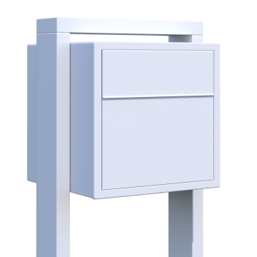 Boîte aux lettres sur pieds Soprano en blanc