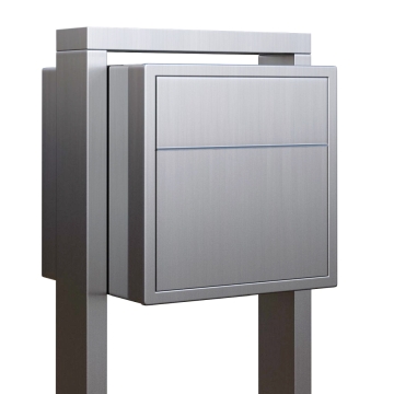 Boîte aux lettres sur pieds Soprano en Inox