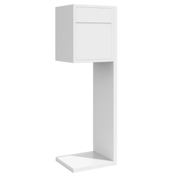 Boîte aux lettres sur pieds Hermes Blanche