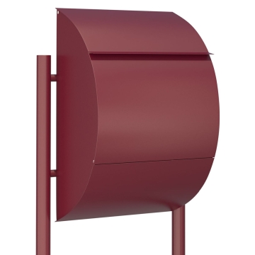 Boîte aux lettres sur pieds Jumbo Rouge