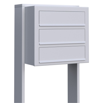 Boîte aux lettres Cube for Three en blanc
