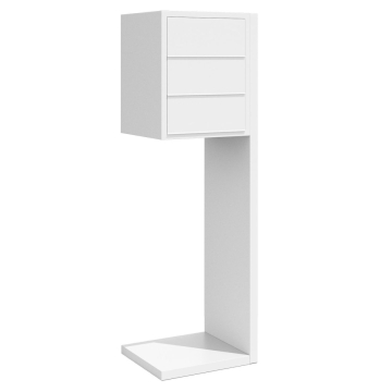Boîtes aux lettres Hermes pour trois Blanche
