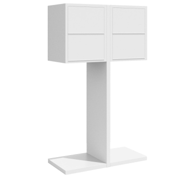 Boîtes aux lettres Hermes Double pour quatre Blanche