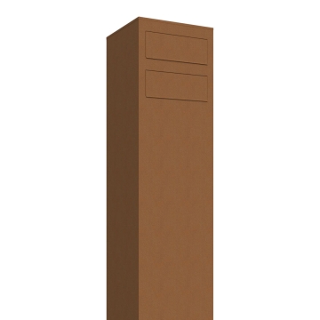 Boîte aux lettres Monolith for Two en rouille