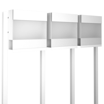 Boîte aux lettres Manhattan Special White for Three en blanc