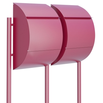Boîtes aux lettres Jumbo pour deux Rouge