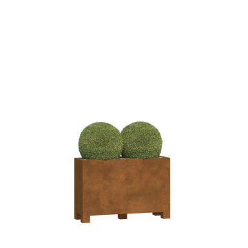Jardinière - Capri Maxi avec pieds- acier corten