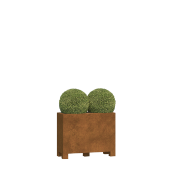 Jardinière - Capri Medium- avec pieds acier corten