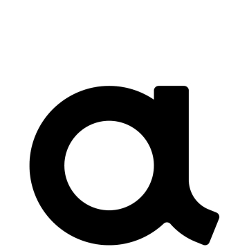 Numéro de maison auto-adhésif "a" - 40 mm en noir