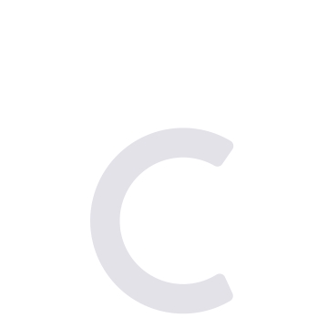 Numéro de maison auto-adhésif "c" - 152 mm en blanc