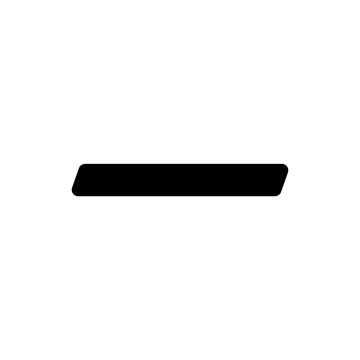 Numéro de maison auto-adhésif "moins" - 200 mm en noir