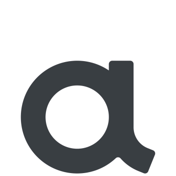 Numéro de maison auto-adhésif "a" - 40 mm en anthracite