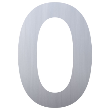 Numéro de Maison ''0'' Inox