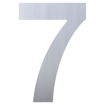 Numéro de Maison ''7'' Inox
