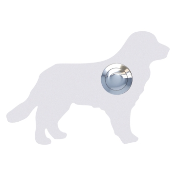 Sonnette Chien ''Balu'' Blanche
