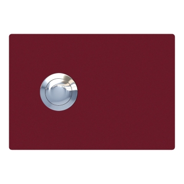 Sonnette Rectangle Rouge