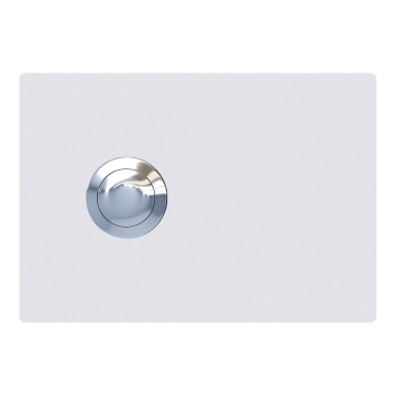 Sonnette Rectangle Blanche