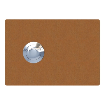 Sonnette Rectangle Rouille