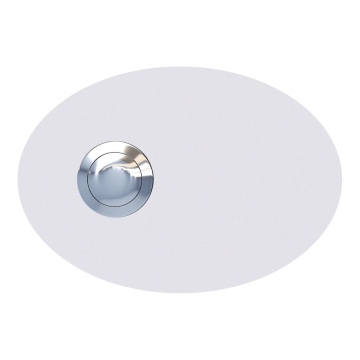 Sonnette Ellipse Blanche