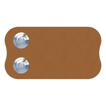 Sonnette Longcircle pour deux Rouille