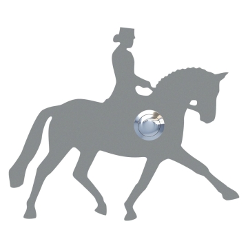 Sonnette Cheval de dressage Grise