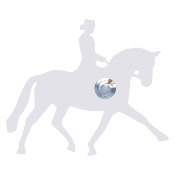 Sonnette Cheval de dressage Blanche