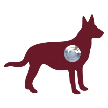 Sonnette Chien ''Emma'' Rouge