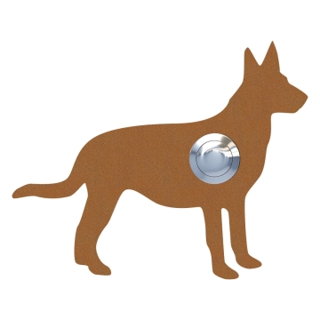 Sonnette Chien ''Emma'' Rouille
