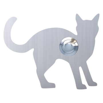 Sonnette Chat ''Leo'' Inox